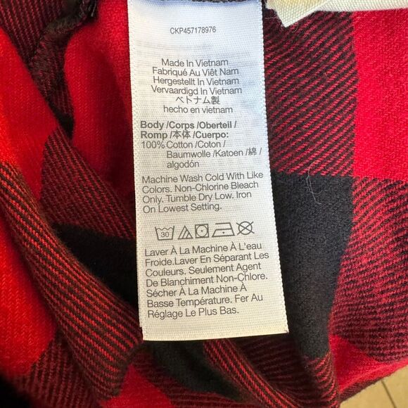 Madewell Women's plaid flannel high-low hem button down shirt, Size S - Picture 8 of 10